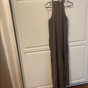 Anthropologie Brown Jumpsuit